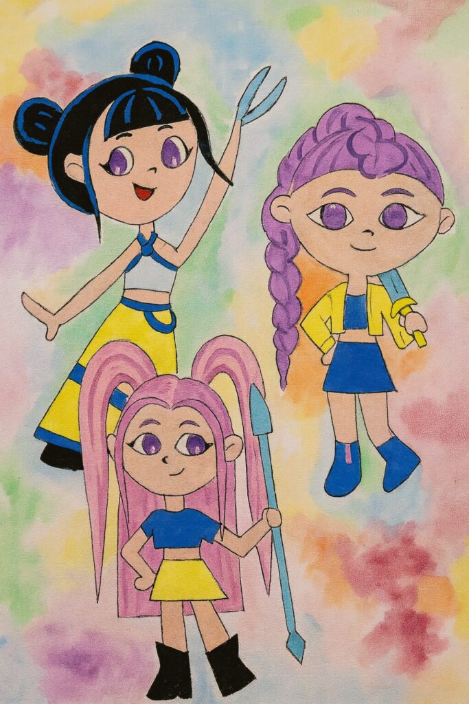 Demon Hunters Canvas Painting